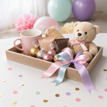 Cargar imagen en el visor de la galería, Charola Bandeja Mdf Para Regalos Eventos Desayuno Sorpresa