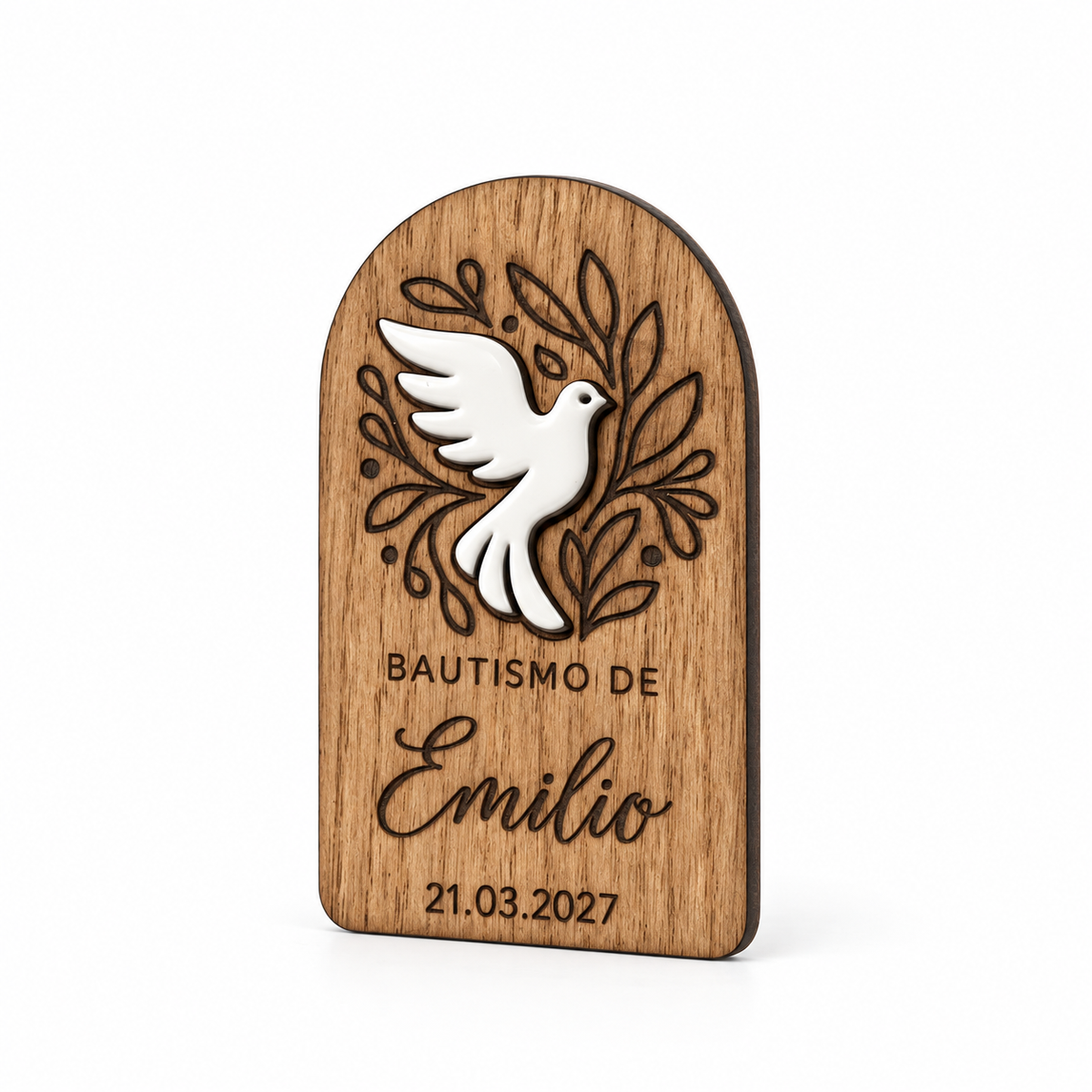 Imán Personalizado con Palomita de Acrílico para Eventos