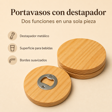 Cargar imagen en el visor de la galería, Portavasos con Destapador