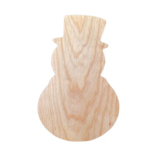 Load image in gallery viewer, Tabla de Picar, Quesos o Charcutería en Forma de Mono de Nieve (Madera de Pino)