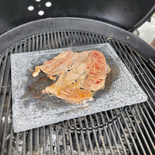 Cargar imagen en el visor de la galería, Comal | Plato Rectangular De Piedra Volcánica 35x25cm