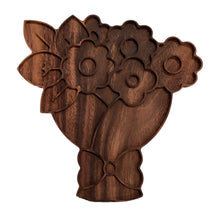 Load image in gallery viewer, Ramo de Flores de Madera de Parota para Decoración o Presentar Alimentos