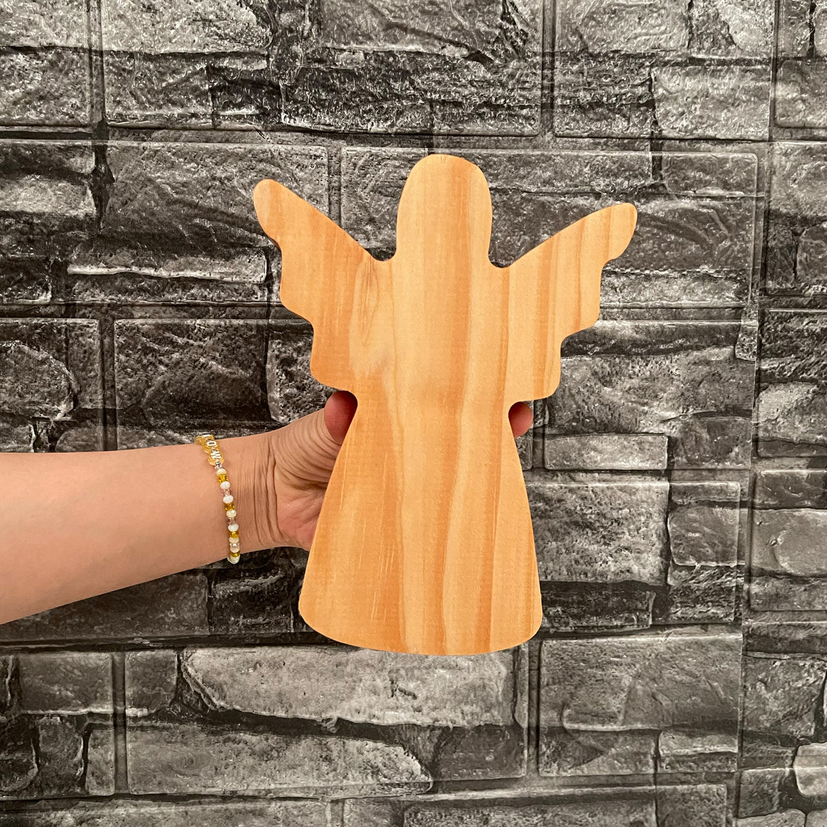 Mini Tabla en Forma de Angelito para Eventos