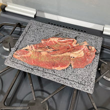 Cargar imagen en el visor de la galería, Comal | Plato Rectangular De Piedra Volcánica 35x25cm