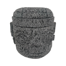 Load image in gallery viewer, Molcajete of Volcanic Stone with Base (Large)