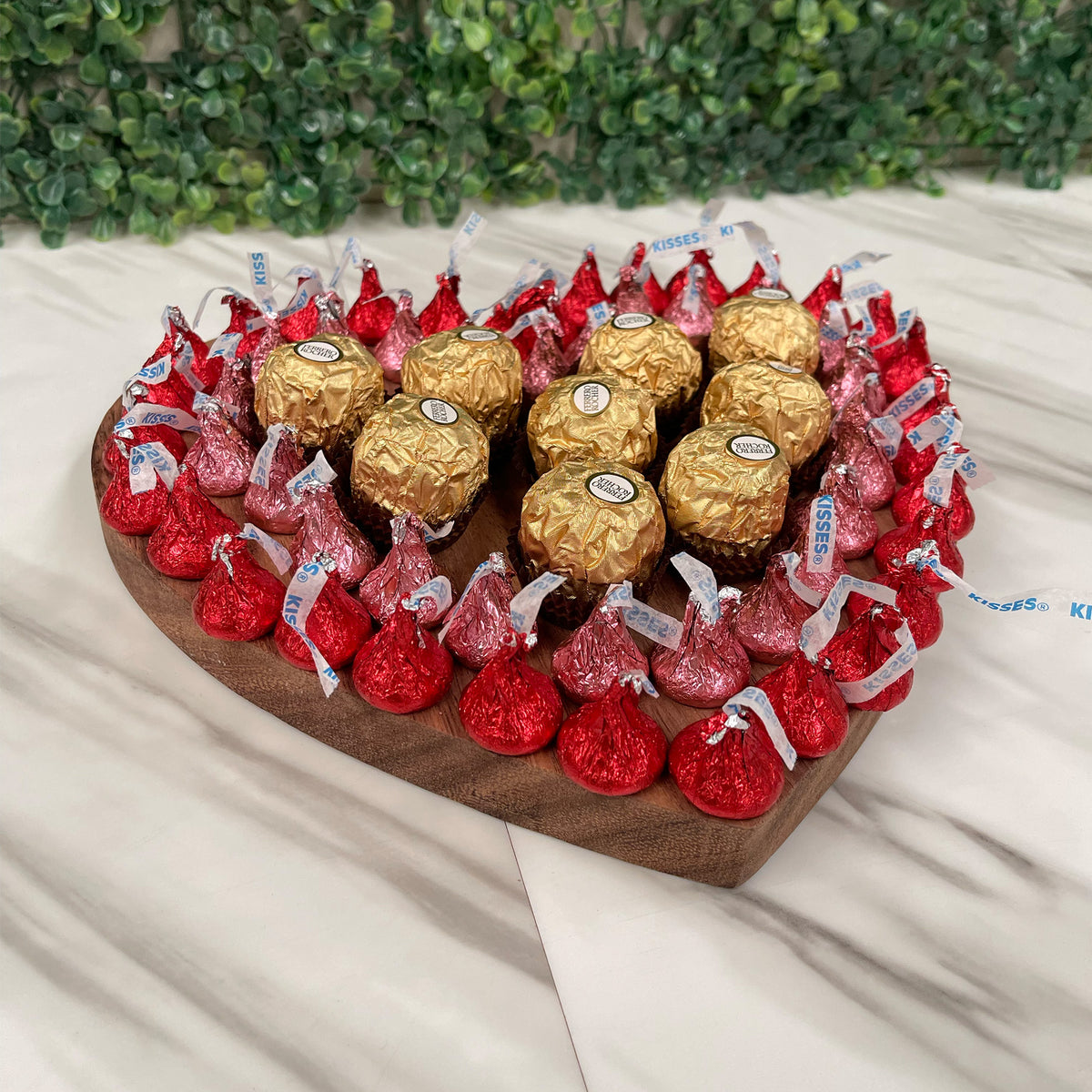 Tabla de Picar, Quesos o Charcutería en Forma de Corazón