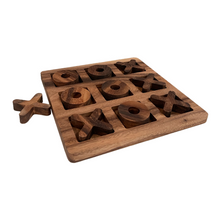 Cargar imagen en el visor de la galería, Juego del Gato de Madera 30x30cm | Juego de Estrategia o Artículo de Decoración