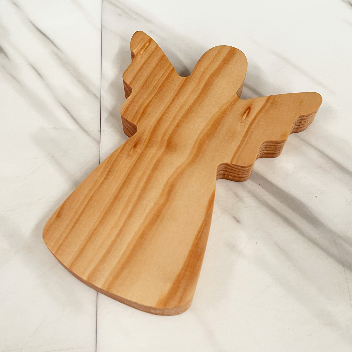 Mini Tabla en Forma de Angelito para Eventos