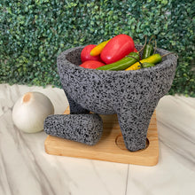 Load image in gallery viewer, Molcajete Tradicional de Piedra Volcánica