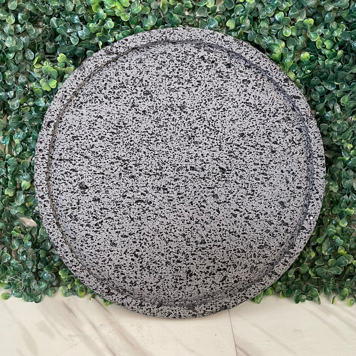 Remate- Comal | Plato Circular De Piedra Volcánica 30cm