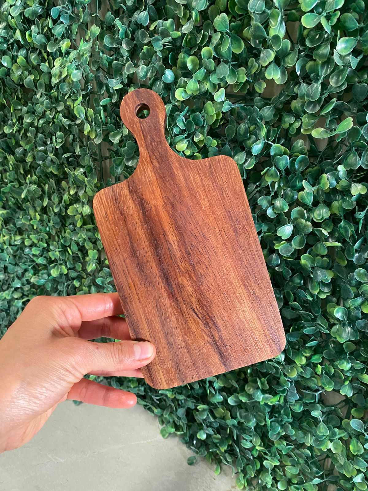 Mini Tabla de Parota para Eventos