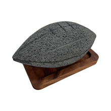 Load image in gallery viewer, Molcajete of Volcanic Stone with Base (Large)