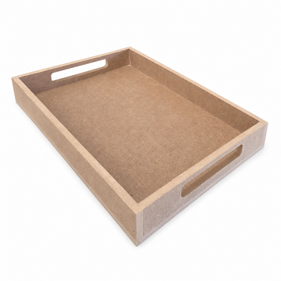 Charola de Mdf Con Asas Para Regalos Eventos Desayuno Sorpresa