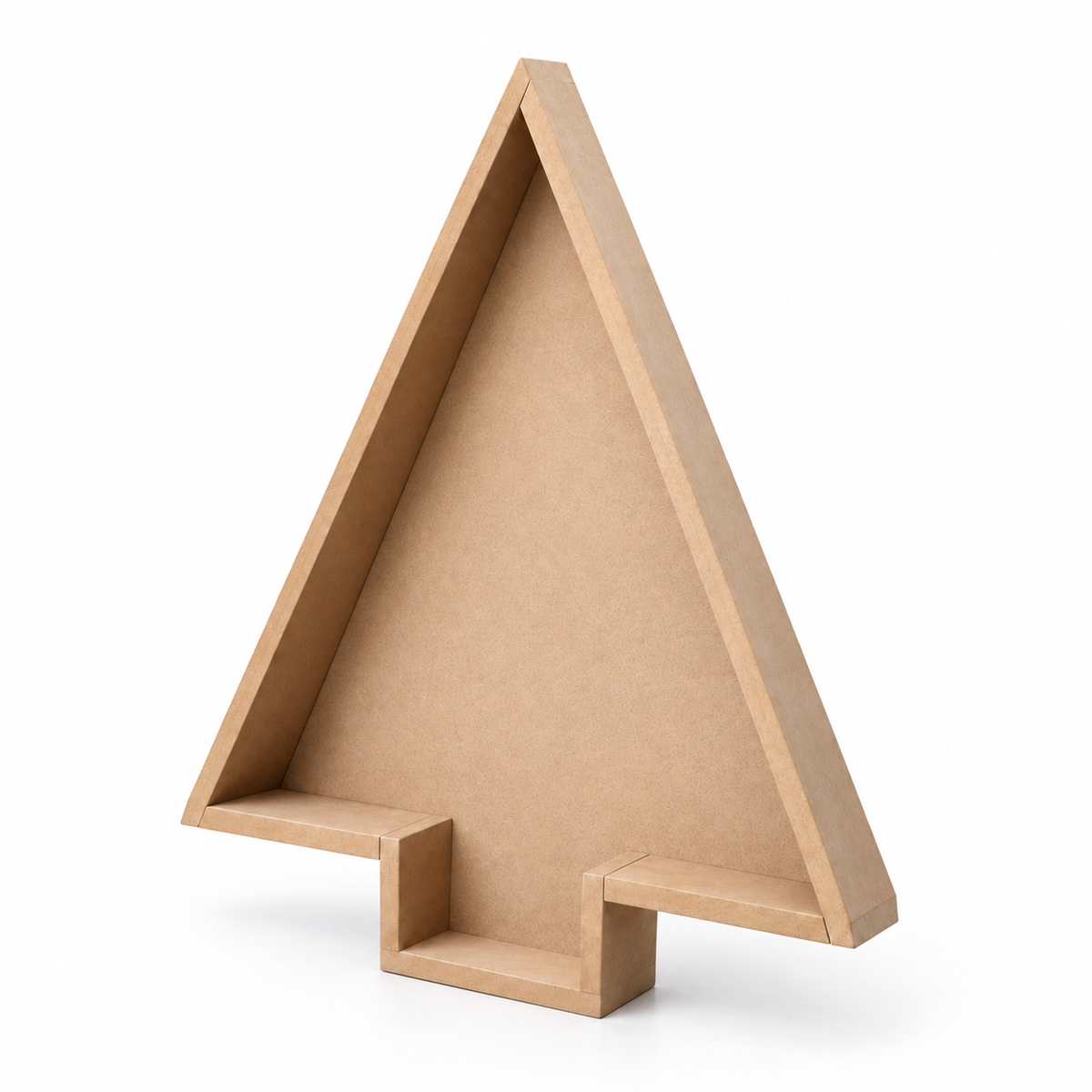 Caja de MDF con Forma de Pino de Navidad – 43 × 35 × 5 cm