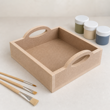 Cargar imagen en el visor de la galería, Mini Charola Desayuno De Mdf 9 Mm Decorar Regalos Y Eventos
