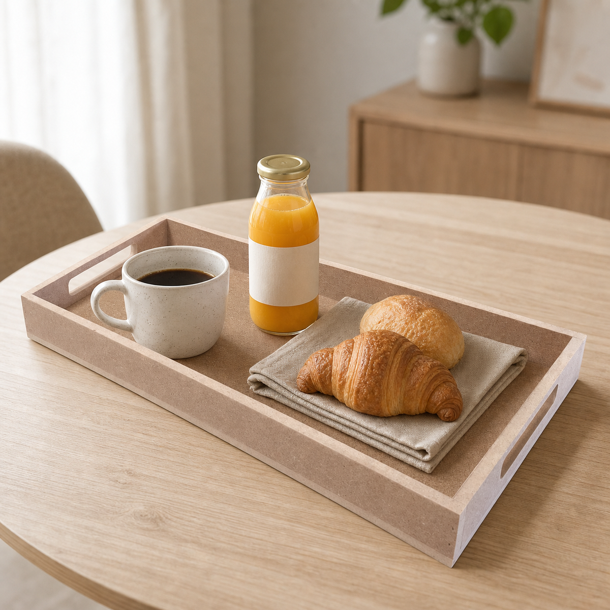 Charola de Mdf Con Asas Para Regalos Eventos Desayuno Sorpresa