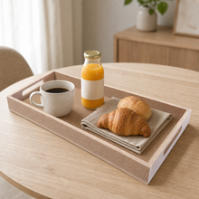 Cargar imagen en el visor de la galería, Charola de Mdf Con Asas Para Regalos Eventos Desayuno Sorpresa
