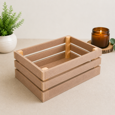 Huacal Mdf 9mm Caja Decorativa Multiusos Regalos Decoración