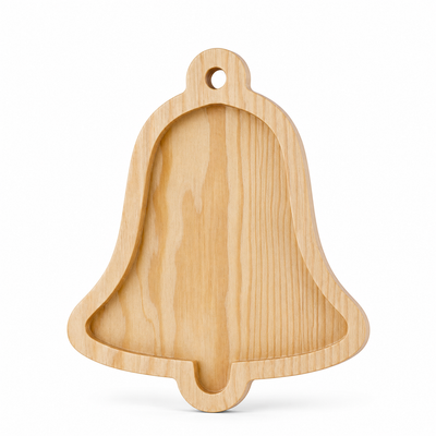 Charola Navideña en Forma de Campana