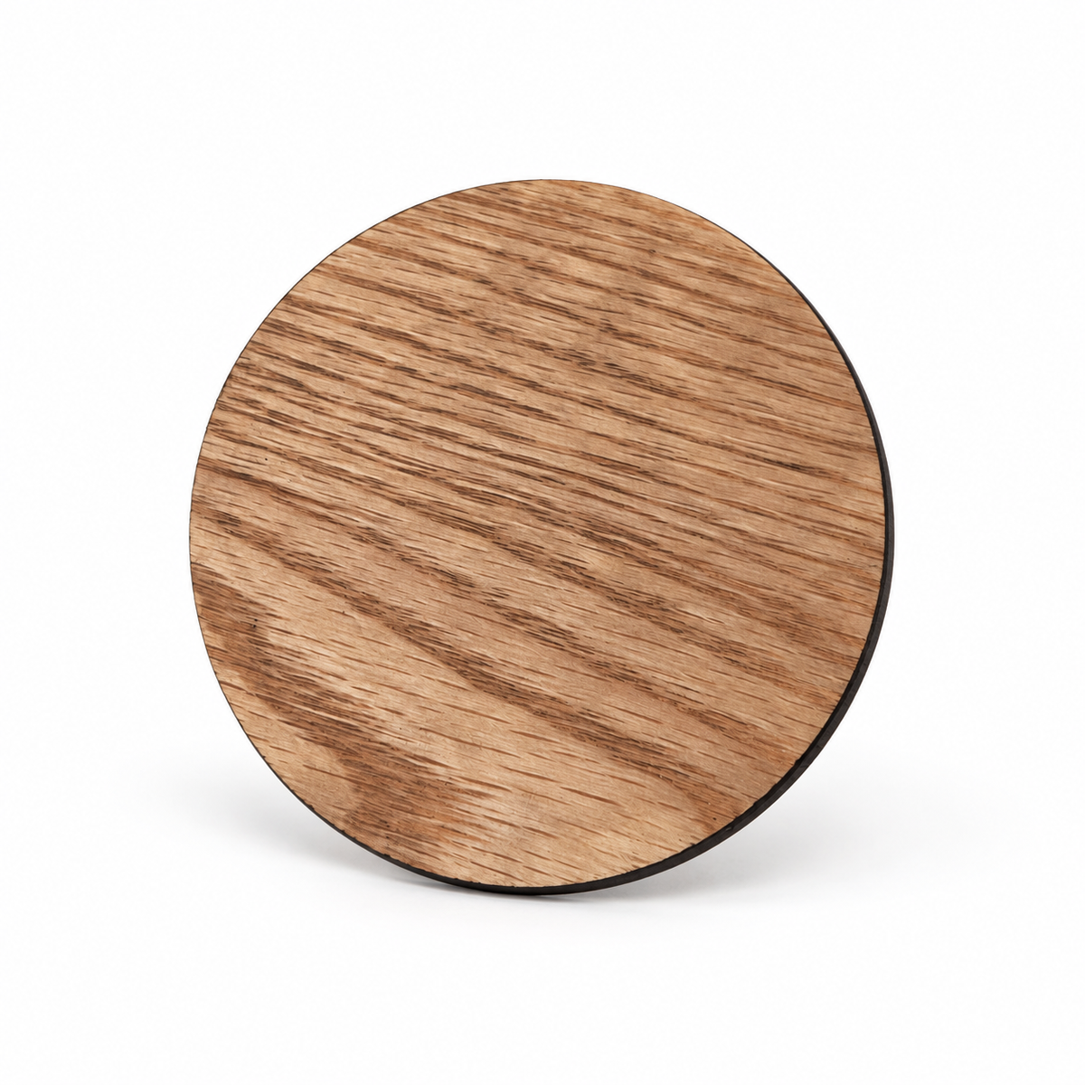Portavasos Personalizado de MDF Enchapado de Encino