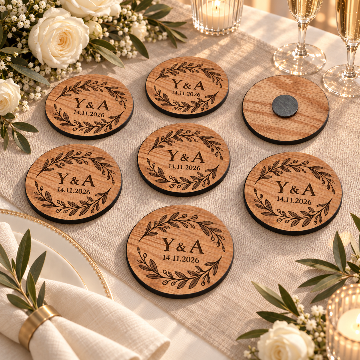 Imán Circular Personalizado para Eventos