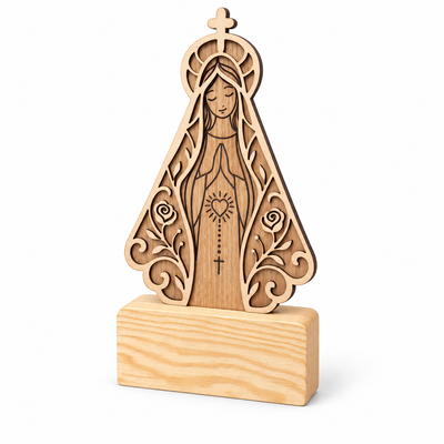 Virgencita Personalizada para Centro de Mesa