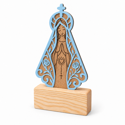 Virgencita Personalizada para Centro de Mesa