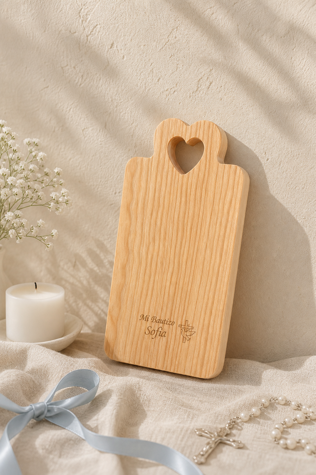Mini Tabla para Eventos Agarradera de Corazón