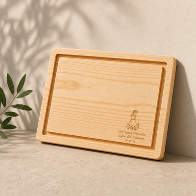 Tabla de Pino rectangular
