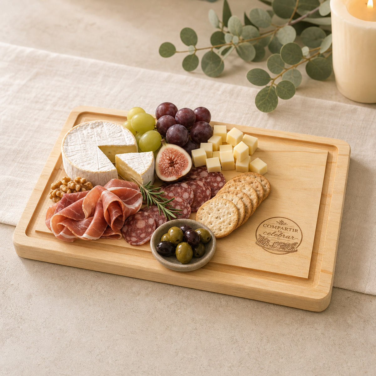 Tabla de Pino rectangular