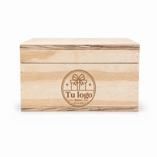 Cargar imagen en el visor de la galería, Caja Para Regalo De Triplay De Pino Con Tapa
