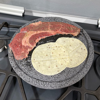 Remate- Comal | Plato Circular De Piedra Volcánica 30cm