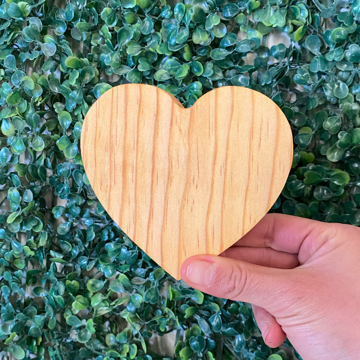 Tabla mini de corazón 10x10 cm