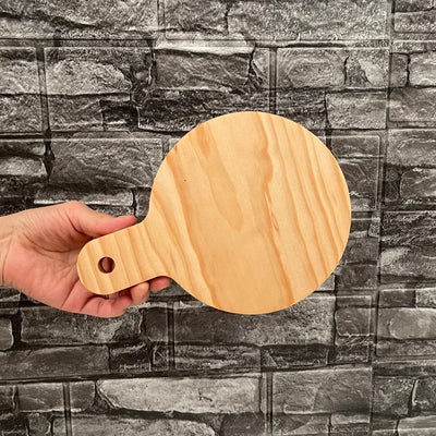 Mini Tabla Circular con Mango para Eventos