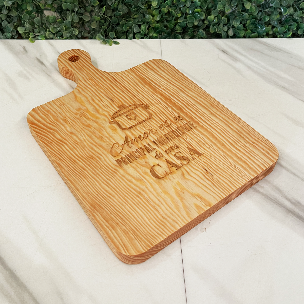 Tabla Premium - Madera Pino Estufado (Amor de Casa)