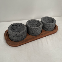 Load image in gallery viewer, Molcajete of Volcanic Stone with Base (Large)
