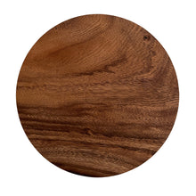 Cargar imagen en el visor de la galería, Lazy Susan de Madera Solida de Parota para Presentar Alimentos / Tabla Rotativa
