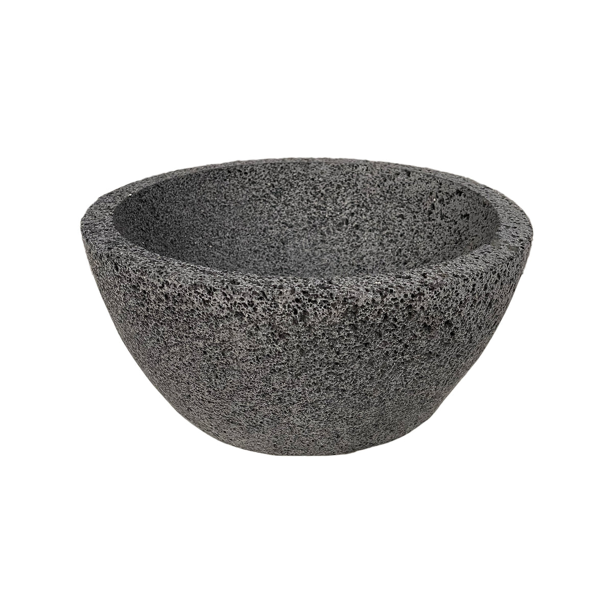 Lavabo Ovalin Artesanal De Piedra Volcánica 35cm Diámetro