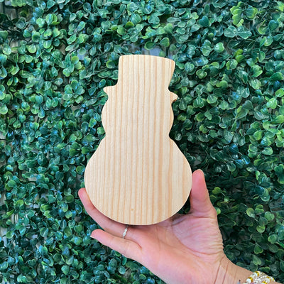 Mini Tabla con Forma de Mono de Nieve para Eventos