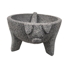 Cargar imagen en el visor de la galería, Molcajete de Piedra Volcánica de Cochinito (8 Litros)
