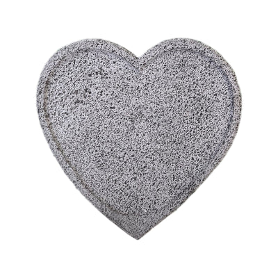 Remate- Comal | Plato Forma de Corazón De Piedra Volcánica