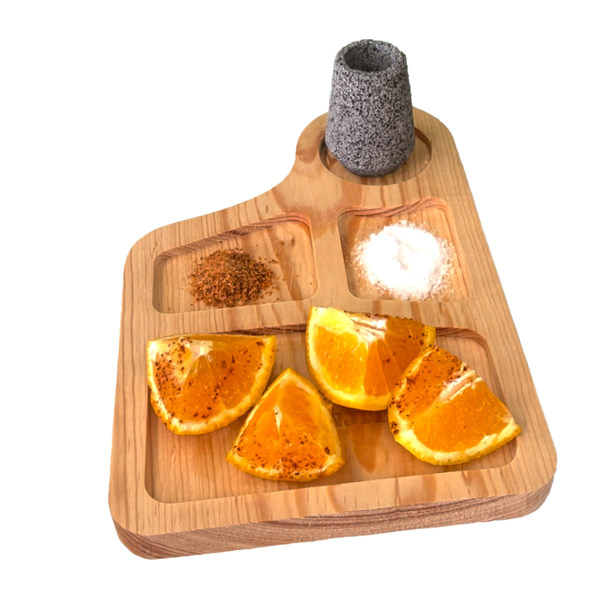 Tabla Botanera Mezcalera para Shots - Premium Madera Estufada de Pino