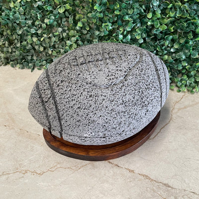 Molcajete de Piedra Volcánica en Forma de Balón