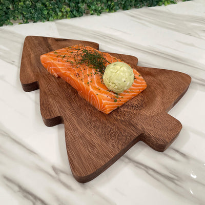 Tabla de Picar, Quesos o Charcutería en Forma de Pino