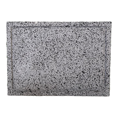 Remate- Comal | Plato Rectangular De Piedra Volcánica 35x25cm