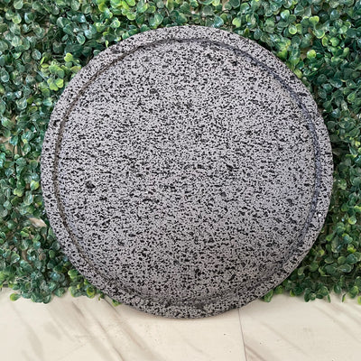 Remate- Comal | Plato Circular De Piedra Volcánica 30cm