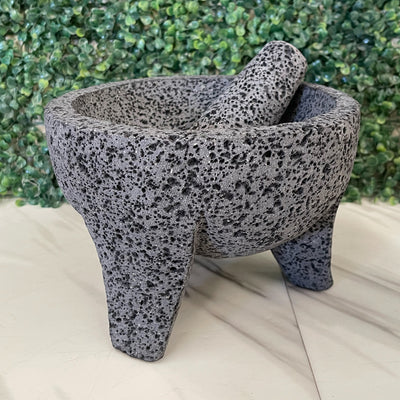 Remate - Molcajete Tradicional de Piedra Volcánica