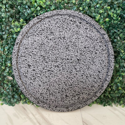 Remate- Comal | Plato Circular De Piedra Volcánica 30cm