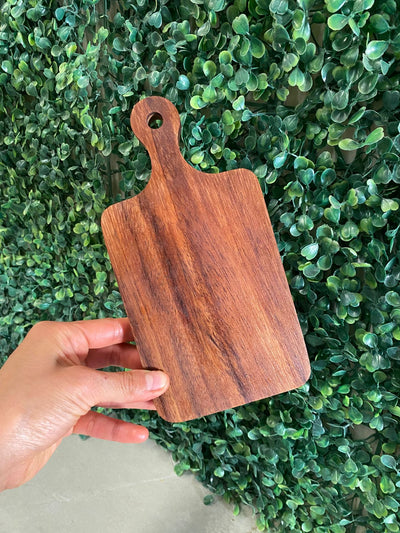 Mini Tabla de Parota para Eventos