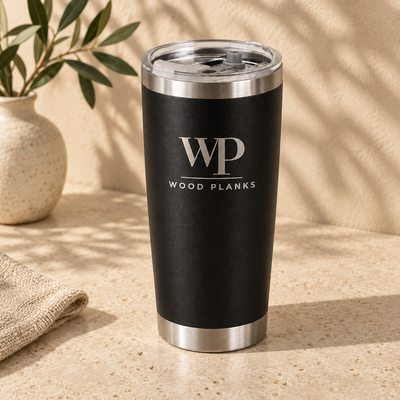 Vaso Térmico Personalizado de 20 oz — Acero Inoxidable con Popote y Cepillo